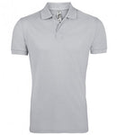 Grey SOL'S Prime Poly/Cotton Piqué Polo Shirt Printsetters Custom Workwear Bristol