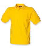 Yellow Henbury Heavy Poly/Cotton Piqué Polo Shirt Printsetters Custom Workwear Bristol