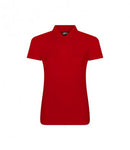 Red PRO RTX Ladies Pro Piqué Polo Shirt Printsetters Custom Workwear Bristol