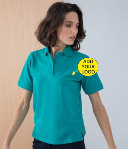 Henbury Ladies Poly/Cotton Piqué Polo Shirt Printsetters Custom Workwear Bristol